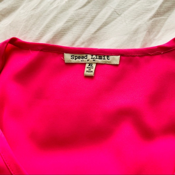 Two Speed Limit Women’s Blouses (Pink and Yellow) - Picture 5 of 5